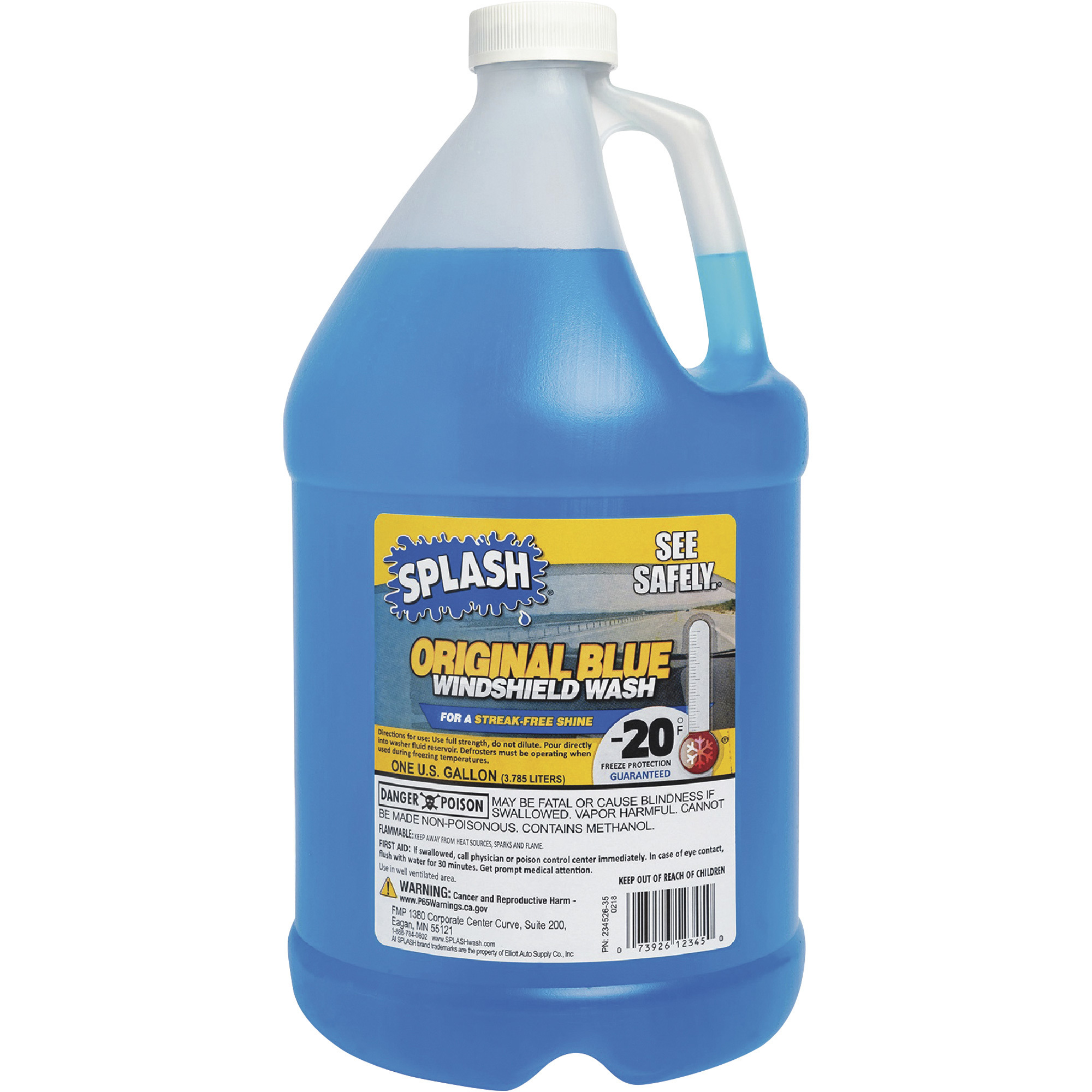 SPLASH Original Blue Windshield Washer Fluid, 1 Gal. Northern Tool